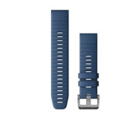 QuickFit Watch Bands for Quatix 6 - 22 mm - Captain Blue Silicone - 010-12863-21 - Garmin